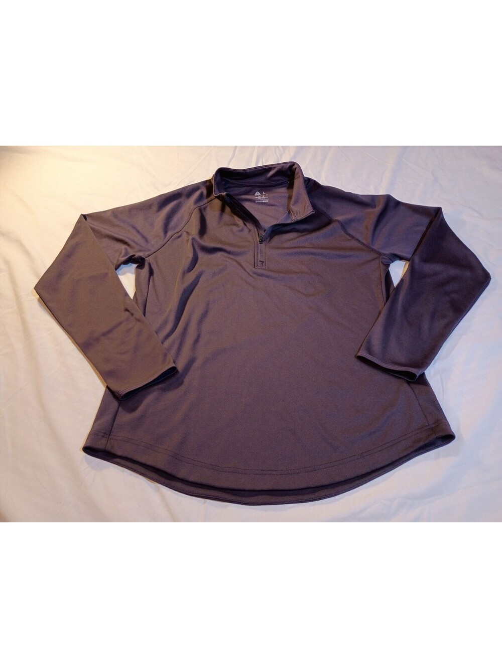 Reebok Speedwick Men's Long Sleeve Pullover Quarter Zip Shirt Size L